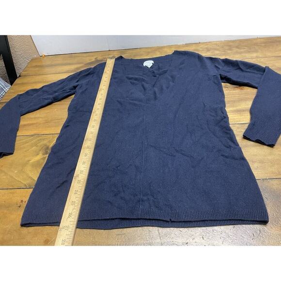 Club Monaco Black V Neck Pullover Cashmere Sweater Womens Size Medium - Picture 6 of 10